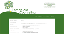 Desktop Screenshot of lemonaidcounseling.com